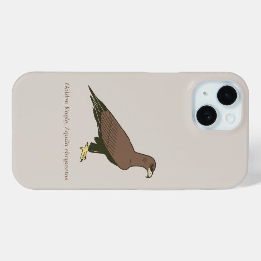 Golden Eagle Case-Mate iPhone Case (Achterkant (horizontaal))