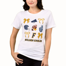 Golden Eagle Cheer Bow Shirt - Vrouwen