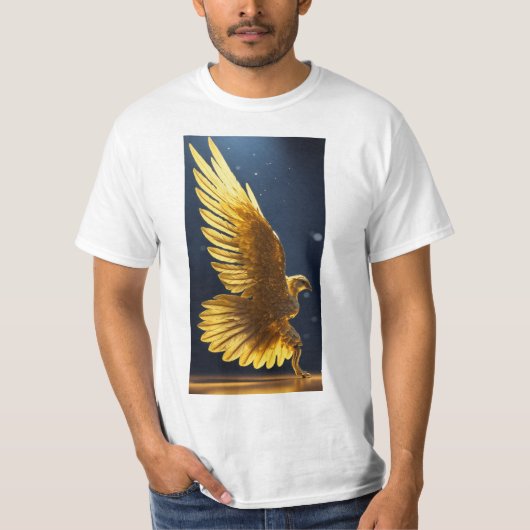 "Golden Eagle: de majestueuze roofvogel van de hem T-shirt (Voorkant)