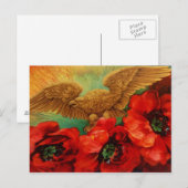 Golden Eagle en Poppies Briefkaart (Voorkant / Achterkant)