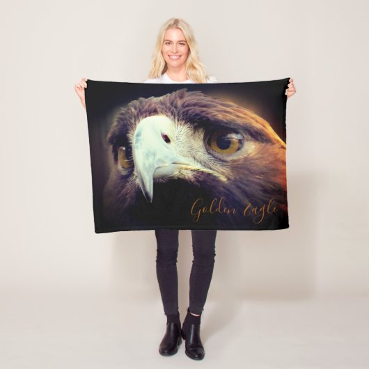Golden Eagle [Fleece Blanket] Fleece Deken (In situ)