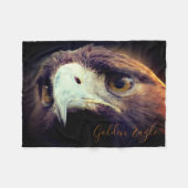 Golden Eagle [Fleece Blanket] Fleece Deken (Voorkant (Horizontaal))