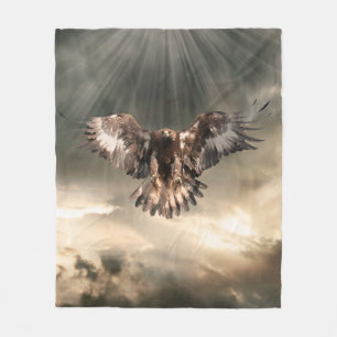 Golden Eagle Fleece Deken