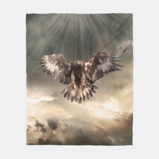 Golden Eagle Fleece Deken