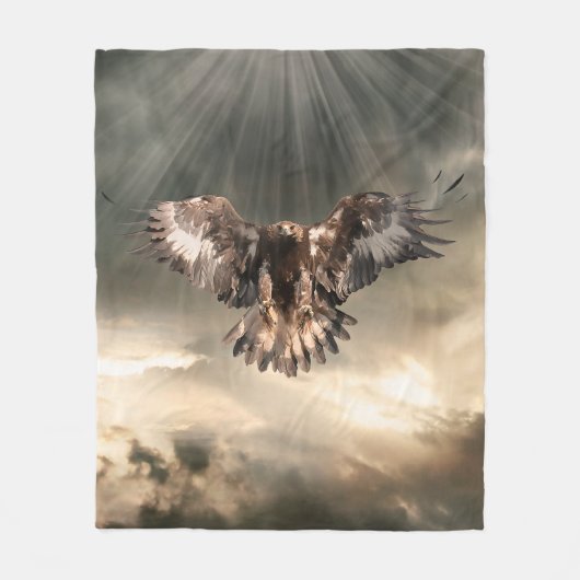 Golden Eagle Fleece Deken (Voorkant)