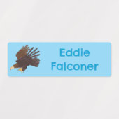 Golden Eagle Grappige cartoon gepersonaliseerd Labels (Design 2)