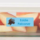 Golden Eagle Grappige cartoon gepersonaliseerd Labels (Aangebracht)