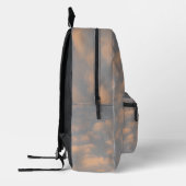 Golden Eagle in Cloudy Sky Backpack Bedrukte Rugzak (Links)