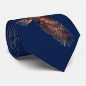Golden Eagle in Flight Stropdas Double Sided (mari (Opgerold)