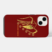 Golden eagle iPhone hoesje (Achterkant horizontaal)
