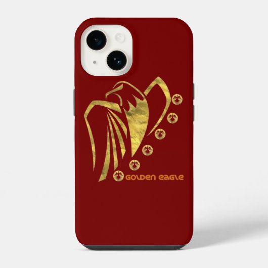 Golden eagle iPhone hoesje (Achterkant)