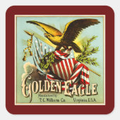 Golden Eagle kauwtabak Label  (Voorkant)