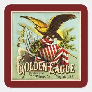 Golden Eagle kauwtabak Label