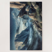 Golden Eagle Lookout, realistisch, rotsachtige pie Legpuzzel (Verticaal)