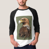 Golden Eagle Majesty Inclusive Gedrukt T-shirt (Voorkant)