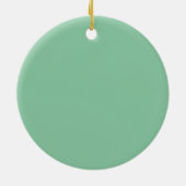 Golden Eagle met een kersthat Keramisch Ornament (Achterkant)