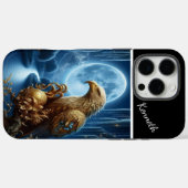 Golden Eagle Moon Watch Case-Mate iPhone Case (Achterkant (horizontaal))