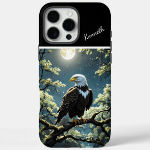 Golden Eagle onder maanlicht iPhone 16 Pro Max Hoesje