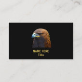 Golden Eagle op Golden en Black Visitekaartje (Achterkant)