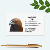 Golden Eagle op zwart en wit Visitekaartje