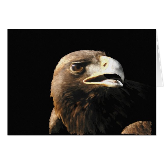 Golden Eagle Portrait (Voorkant Horizontaal)