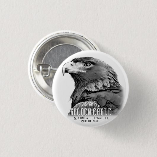 Golden Eagle Ronde Button 3,2 Cm (Voorkant /achterkant)