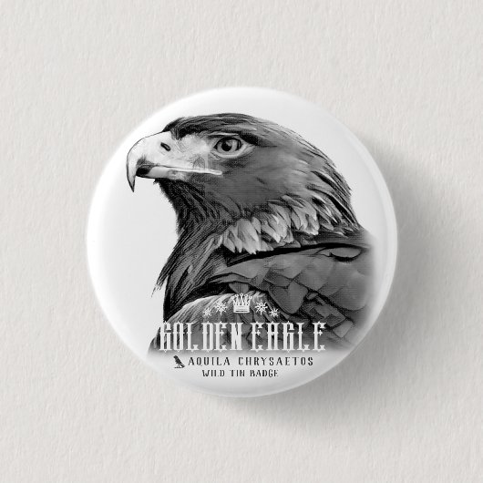 Golden Eagle Ronde Button 3,2 Cm (Voorkant)