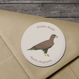 Golden Eagle Ronde Sticker