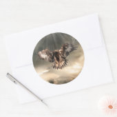Golden Eagle Ronde Sticker (Envelop)