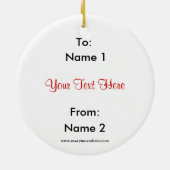 "Golden Eagle" schilderij van waterverf Keramisch Ornament (Achterkant)