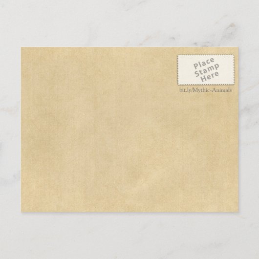 Golden Eagle Silver Dragon Briefkaart (Achterkant)