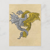 Golden Eagle Silver Dragon Briefkaart (Voorkant)