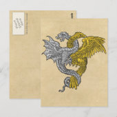 Golden Eagle Silver Dragon Briefkaart (Voorkant / Achterkant)