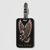 Golden Eagle stijgt hoog Bagagelabel (Voorkant (verticaal))