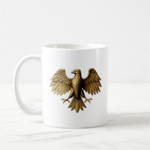 Golden Eagle T-shirt ontwerp majestueuze vogelgr Koffiemok