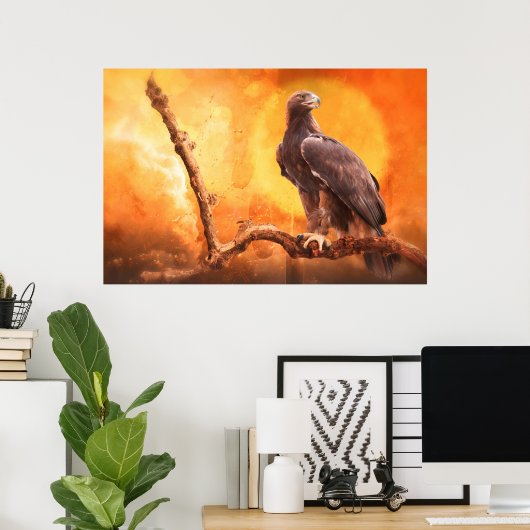 Golden Eagle THE GOLDEN ONE Poster (Thuiskantoor)