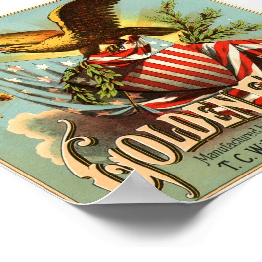 Golden Eagle Tobacco 1900 Poster (Hoek)