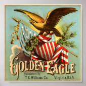 Golden Eagle Tobacco 1900 Poster (Voorkant)