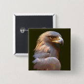 Golden Eagle Vierkante Button 5,1 Cm (Voorkant /achterkant)