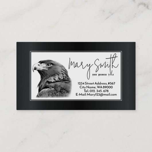 Golden Eagle Visitekaartje (Achterkant)
