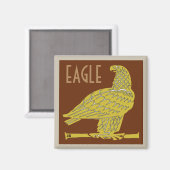 Golden Eagle, voeg tekst Magnet toe (Voorkant / Achterkant)