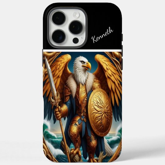 Golden Eagle Warrior Case-Mate iPhone Case (Achterkant)