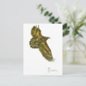 Golden Eagle Wildlife Briefkaart (Staand voorkant)