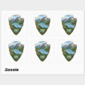 Golden Ears Provincial Park Arrowhead Vierkante Sticker (Vel)