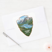 Golden Ears Provincial Park Arrowhead Vierkante Sticker (Envelop)