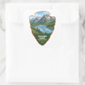 Golden Ears Provincial Park Arrowhead Vierkante Sticker (Tas)