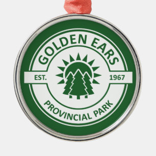 Golden Ears Provincial Park British Columbia Zon T Metalen Ornament