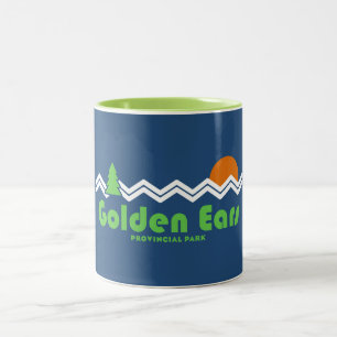 Golden Ears Provincial Park Brits-Columbia Retro Tweekleurige Koffiemok