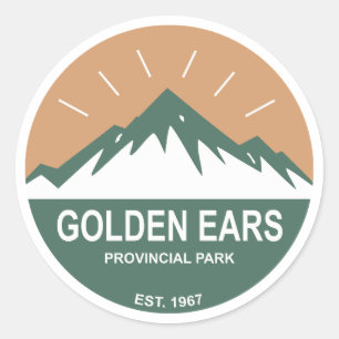 Golden Ears Provincial Park Brits-Columbia Ronde Sticker