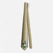 Golden Easter Cross en White Lilly Flowers Stropdas (Voorkant)